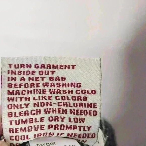 Merona women's metallic black and gray knee length skirt wool blend size 8 - Picture 7 of 7